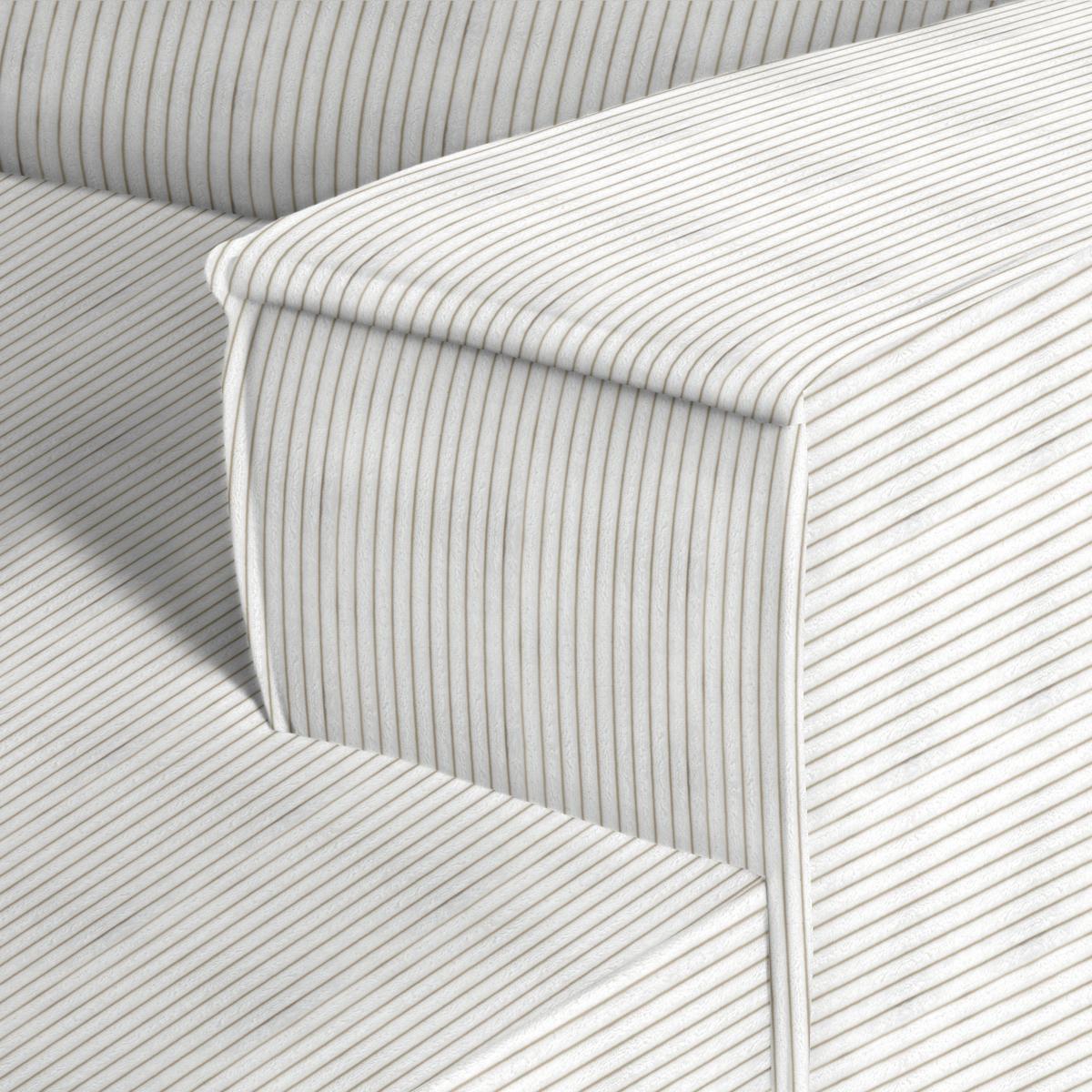 Wohnlandschaft Loft Beige - Beige/Schwarz, MODERN, Kunststoff/Textil (265/75/172cm) - Mömax