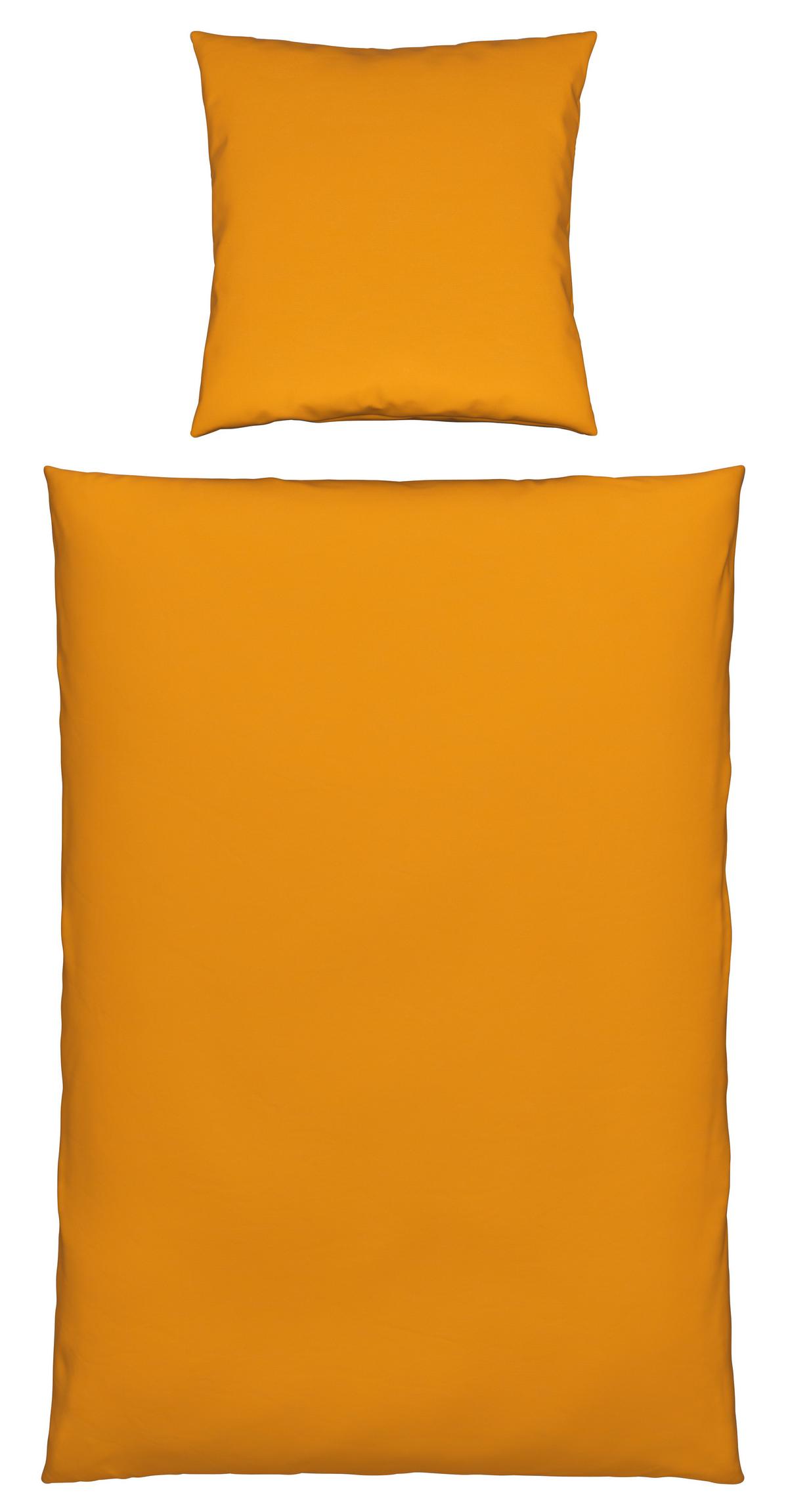 Bettwäsche Iris in Gelb ca. 135x200cm - Gelb, MODERN, Textil (135/200cm) - Modern Living