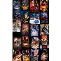 Vliestapete Star Wars Posters Collage ca. 120x200cm - Multicolor, Basics (120/200cm) - Komar
