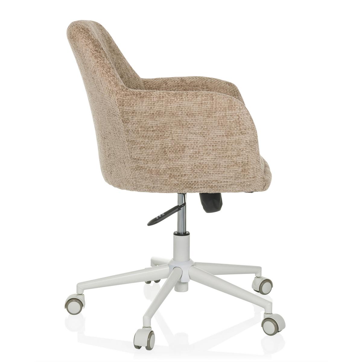Vrtljivi Stol Solao Home, Bež - bela/bež, Moderno, kovina/umetna masa (58/78/60cm) - MID.YOU