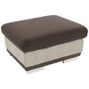 Tabure Seaside - barve kroma/rjavosiva, Konvencionalno, kovina/tekstil (97/47/67cm) - Premium Living