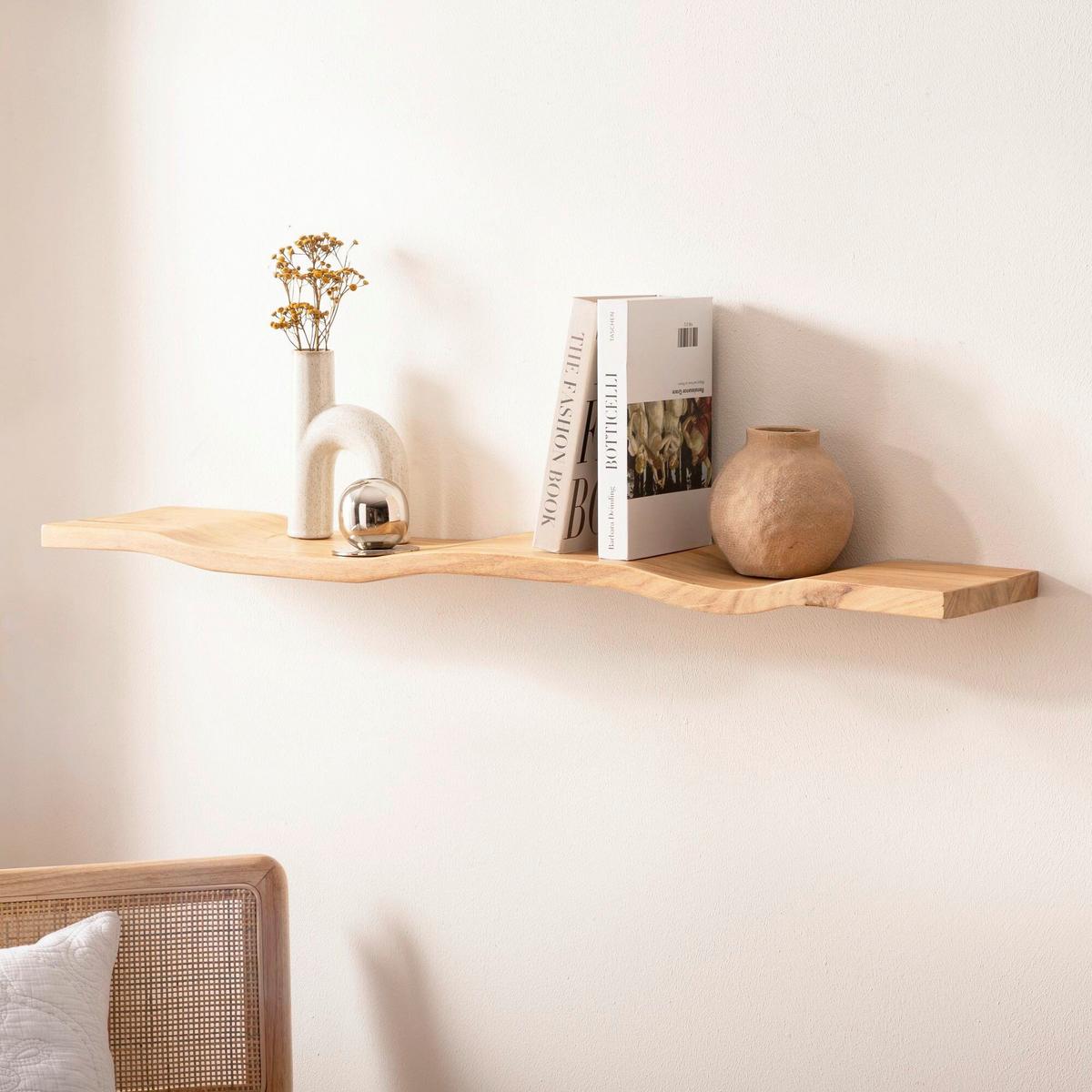 Wandboard Wl7.399 - Akaziefarben, Design, Holz (120/5/20cm) - Livetastic