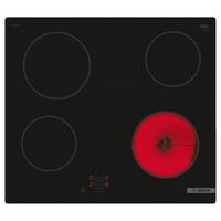 Glaskeramikkochfeld PKE61RAA2E in Schwarz - Schwarz, Basics (59,2/4,5/52,2cm) - Bosch