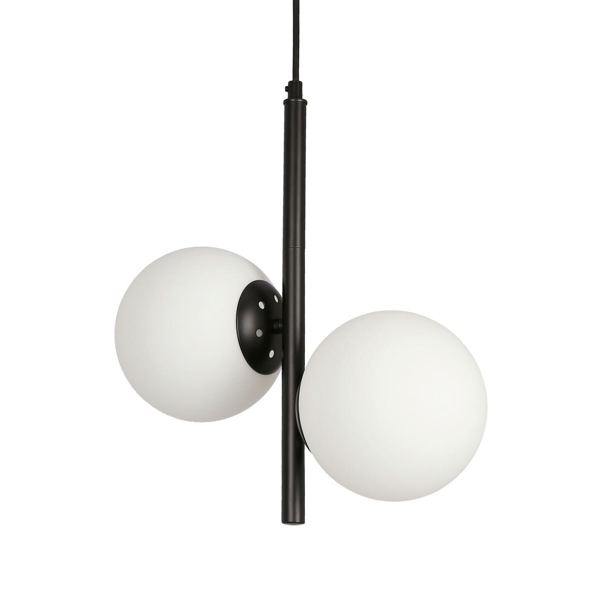 Viseća Svjetiljka Duo - bijela/crna, Basics, metal (32.5/15/115cm)