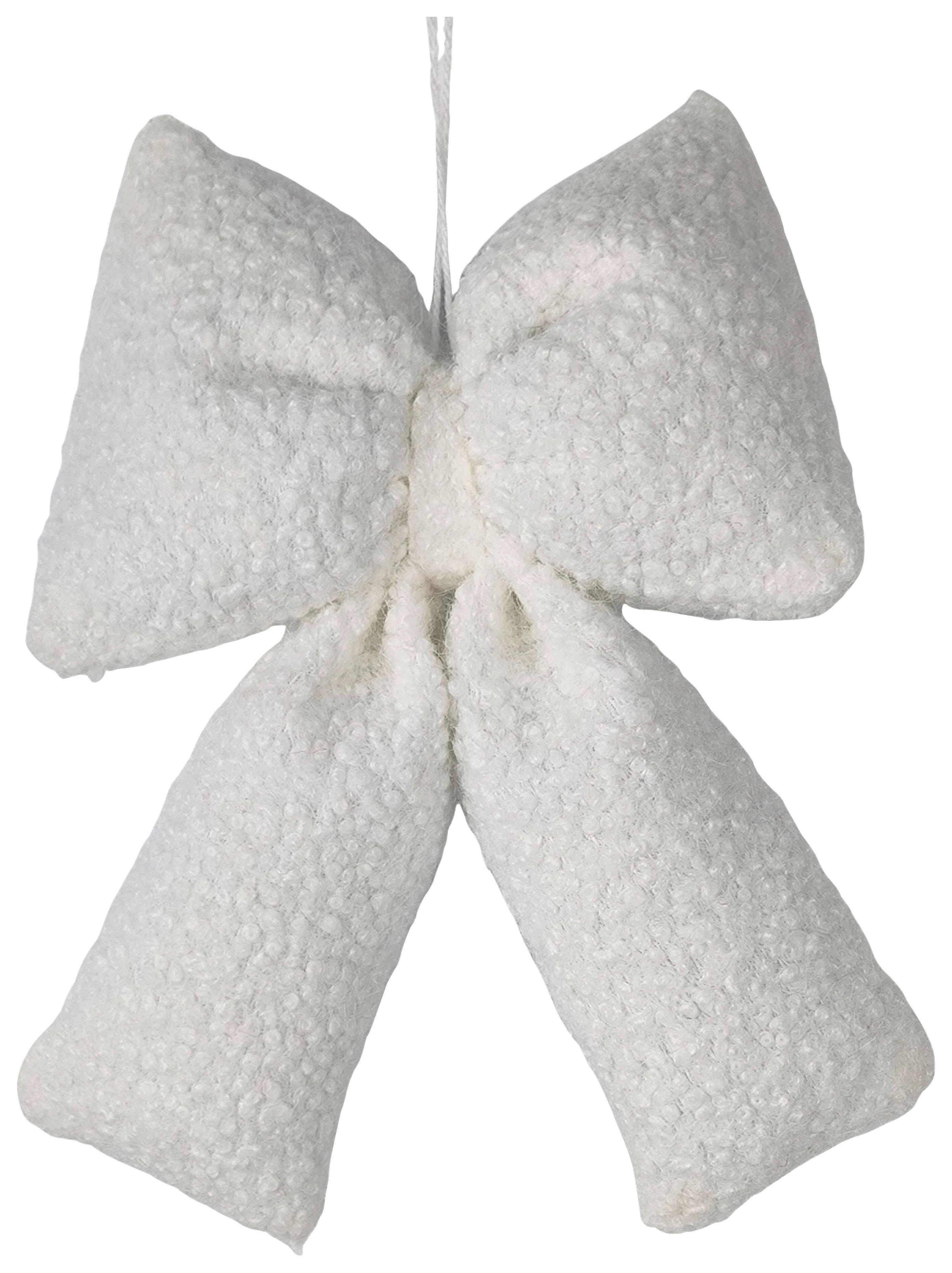 Dekohänger Lizzy 2 Weiss - Weiss, Konventionell, Textil (18/24/6cm) - Mömax