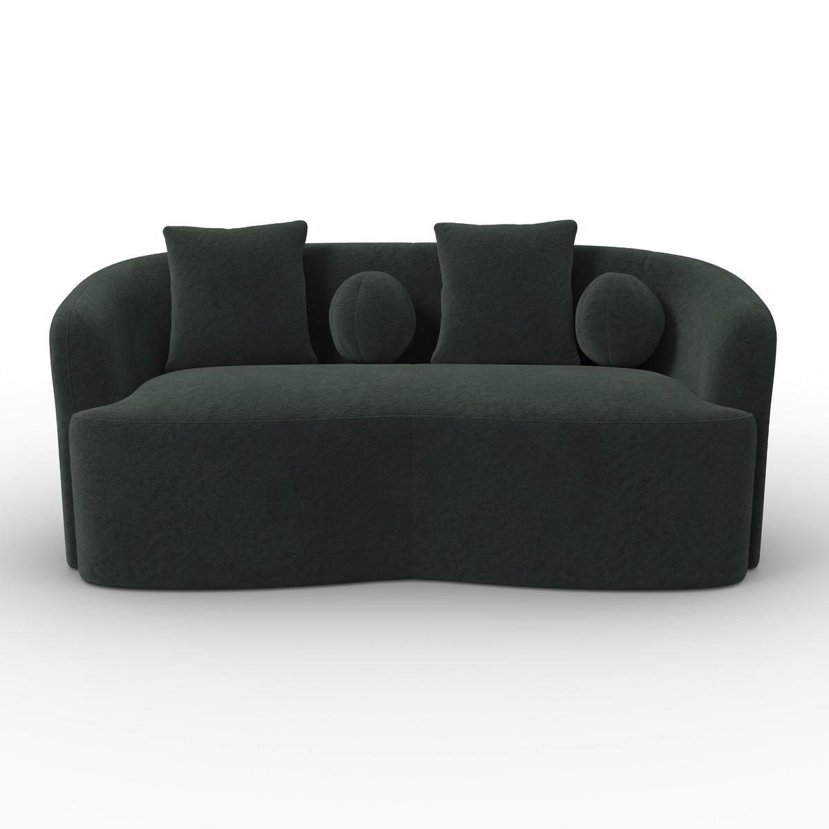 Trosed Julie, Zelena - zelena, Moderno, tekstil/les (180/68/82cm)