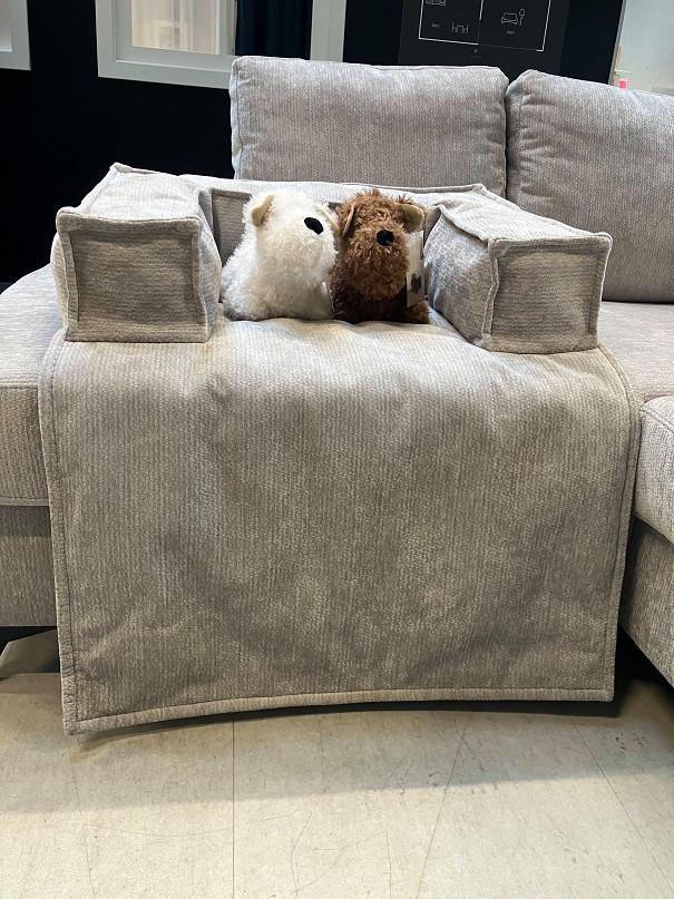 Kisállat Fekhely Kanapéra Pet Mini - világosszürke, Konventionell, textil (73/17/110cm) - Mömax