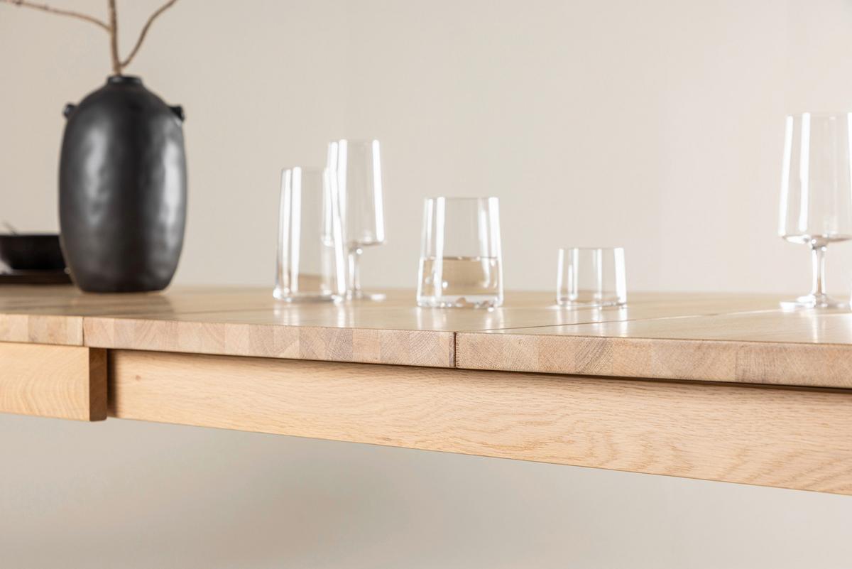 ESSTISCH SLIDER - Eichefarben, Design, Holz (170/95/75cm) - Livetastic