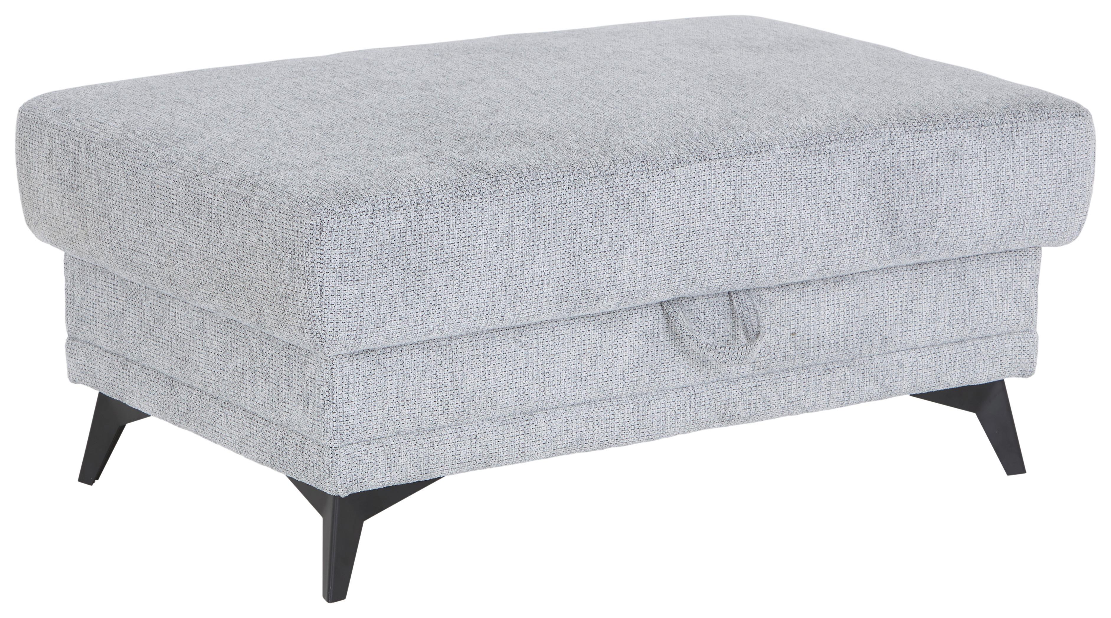 Taburet SOUND - gri, Modern, textil (100/45/64cm)