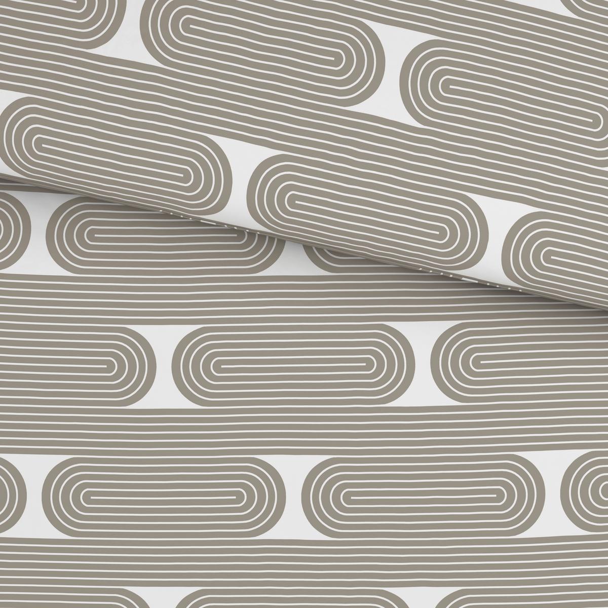Posteljnina Retro - bela/sivorjava, Moderno, tekstil (140/200cm) - Mömax