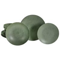 Jedilni Servis Catania Eukalyptus, 12-Delni - zelena, Basics, keramika - Creatable