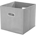 Aufbewahrungsbox Elli - Grau, KONVENTIONELL, Karton/Kunststoff (33/33/32cm) - MÖMAX modern living
