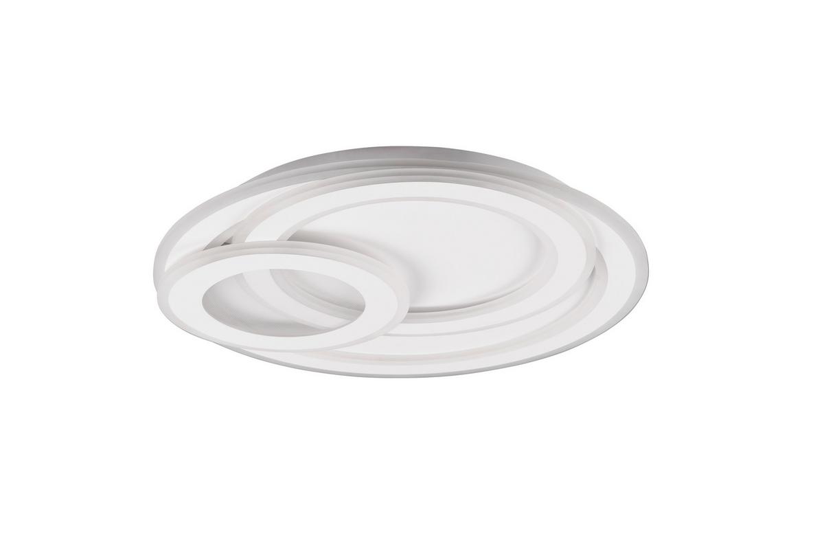 LED-Deckenleuchte Mita in Weiß max. 74 Watt - Weiß, Design, Metall (51/7cm) - Trio Leuchten