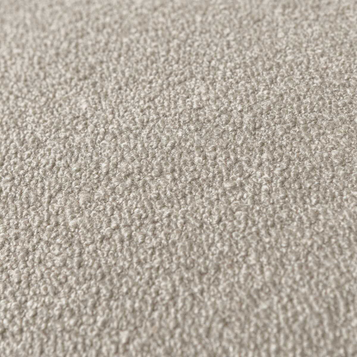 Hocker Lofty Naturfarben Bouclé - Schwarz/Naturfarben, Design, Kunststoff/Textil (62/41/48cm) - Livetastic