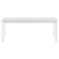 STÓŁ DO JADALNI CHARME - biały, Romantik / Landhaus, materiał drewnopochodny/drewno (200/100/75cm) - Livetastic