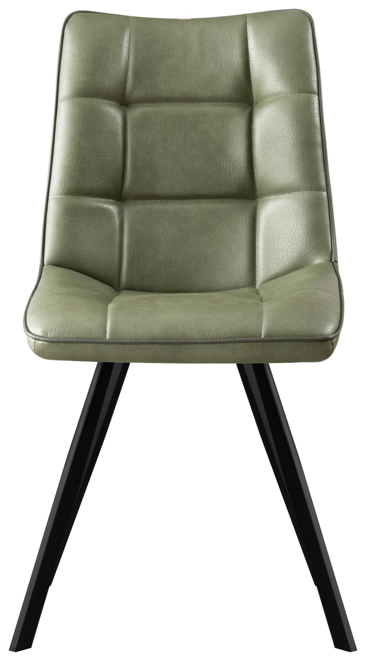 Stolica Bond - zelena/crna, Basics, drvo/metal (47/86/61cm) - Mömax