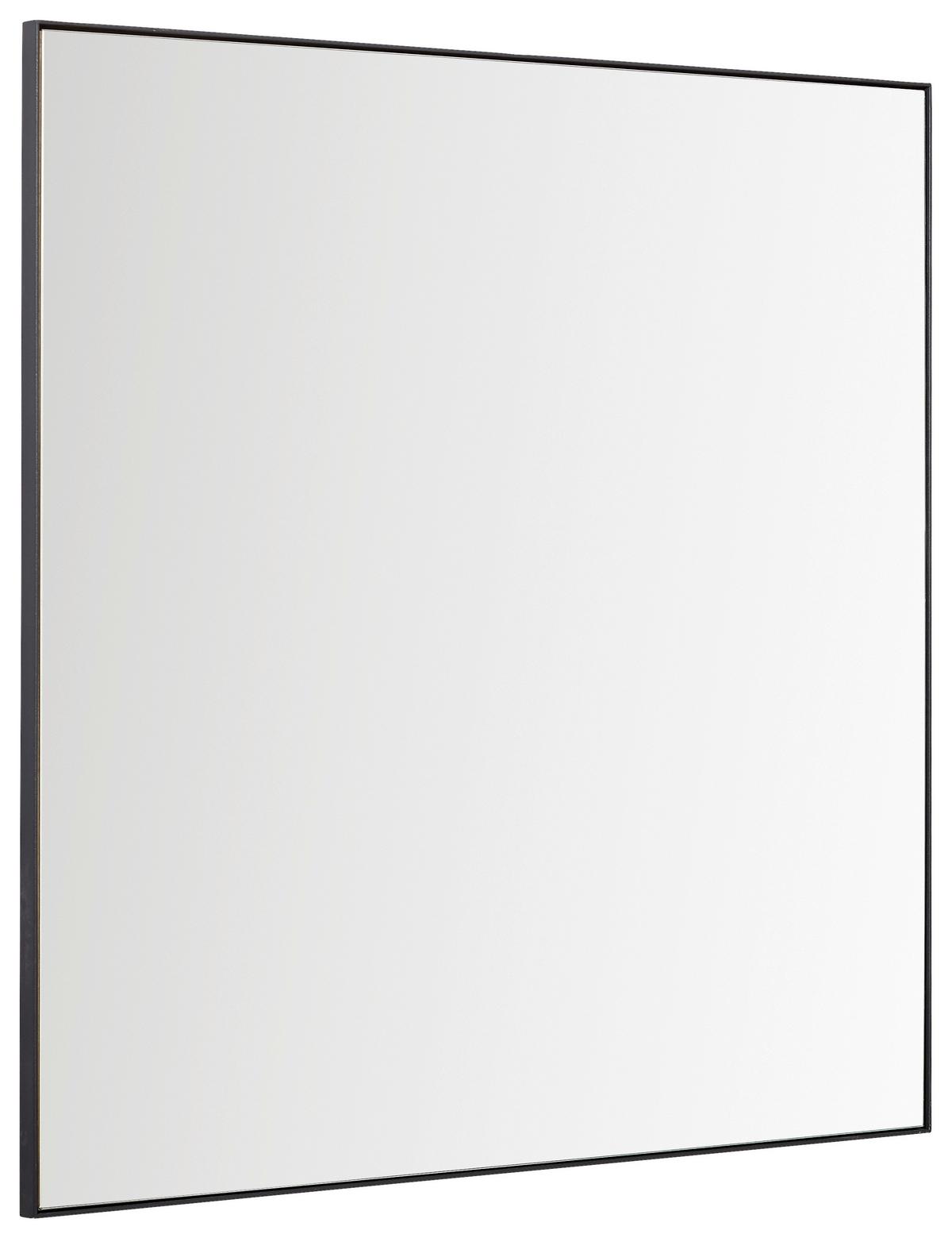 LUSTRO ŚCIENNE KELIO - antracytowy, Natur, metal/szkło (85/85/3,7cm) - Linea Natura