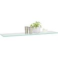 Glasablage aus Glas - Glas (78/0,6/18cm) - MÖMAX modern living
