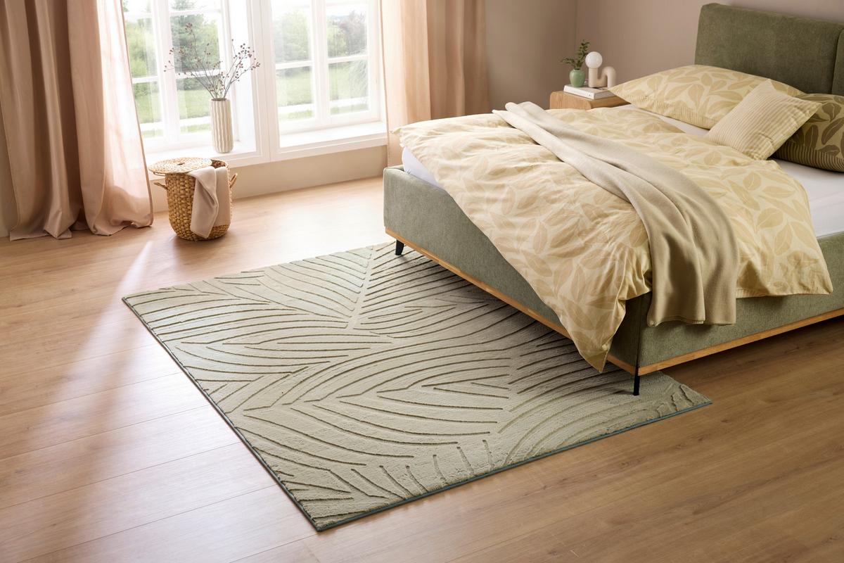 Krznena Preproga Blatta 1 - zelena, Konvencionalno, tekstil (80/150cm) - Mömax