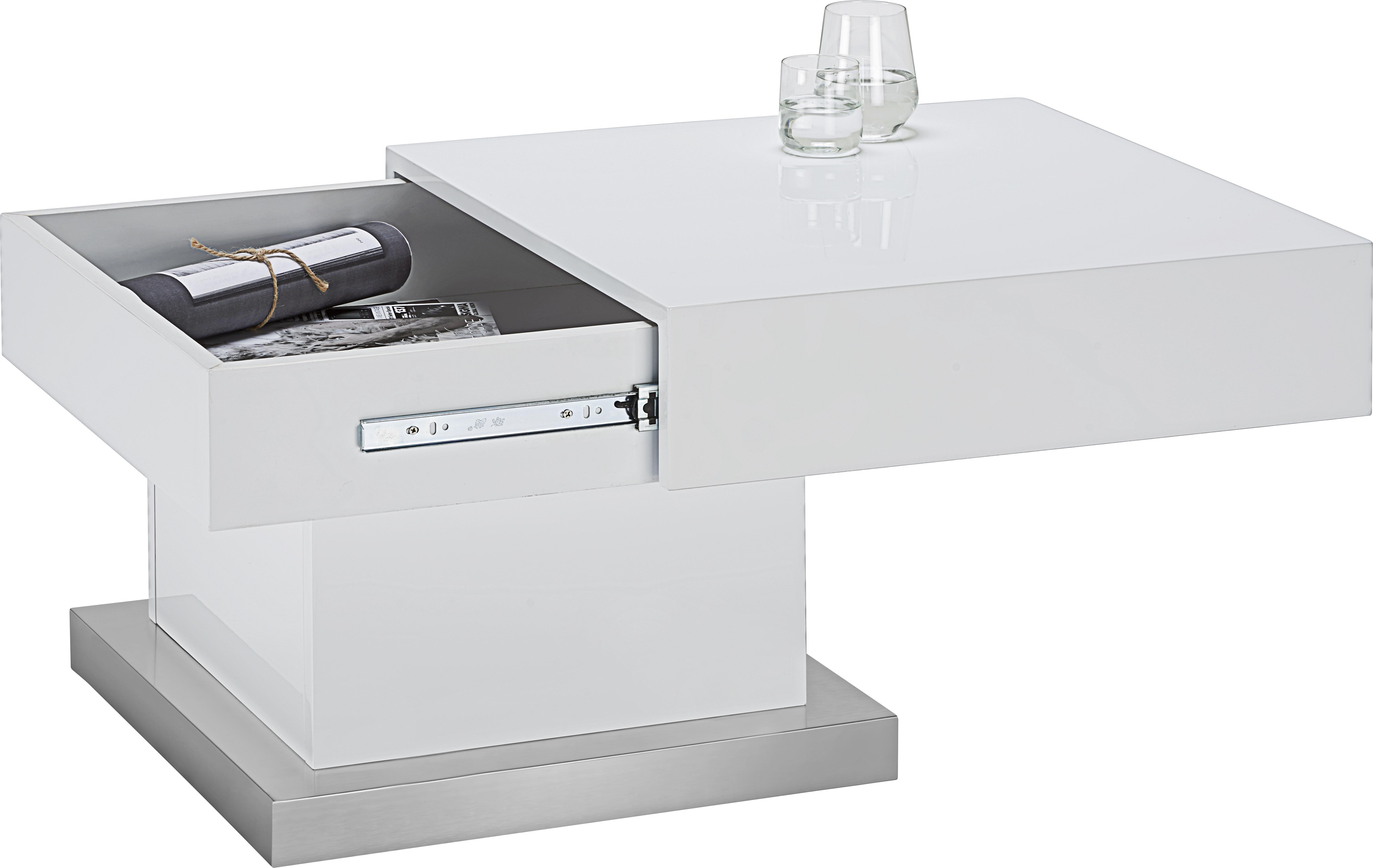 Couchtisch In Weiss Hochglanz Online Kaufen Momax