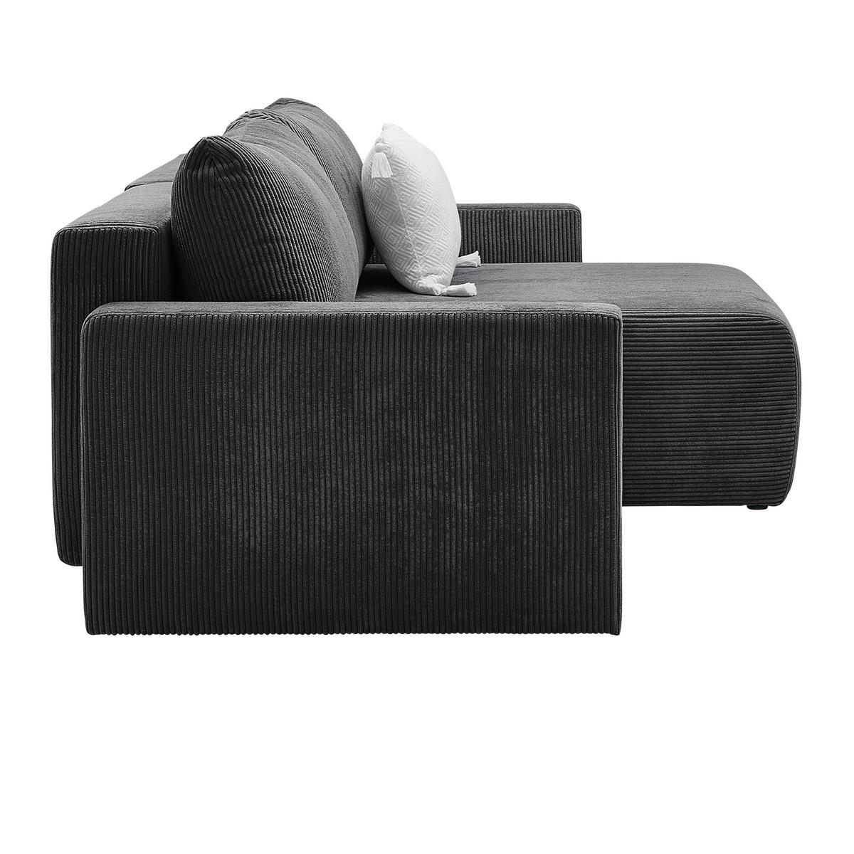 Coltar DIOS - antracit, Modern, lemn/metal (228/91/146cm) - Best Price