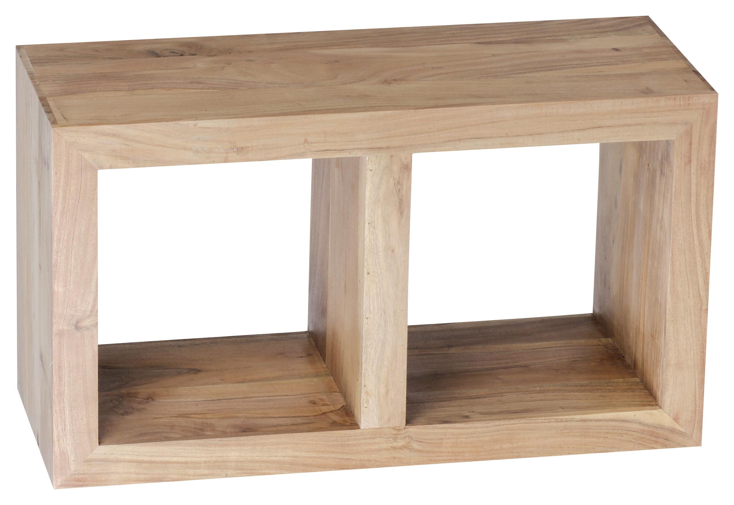 Standregal "Mumbai", aus Akazie - Akaziefarben, MODERN, Holz (50/88/35cm) - MID.YOU