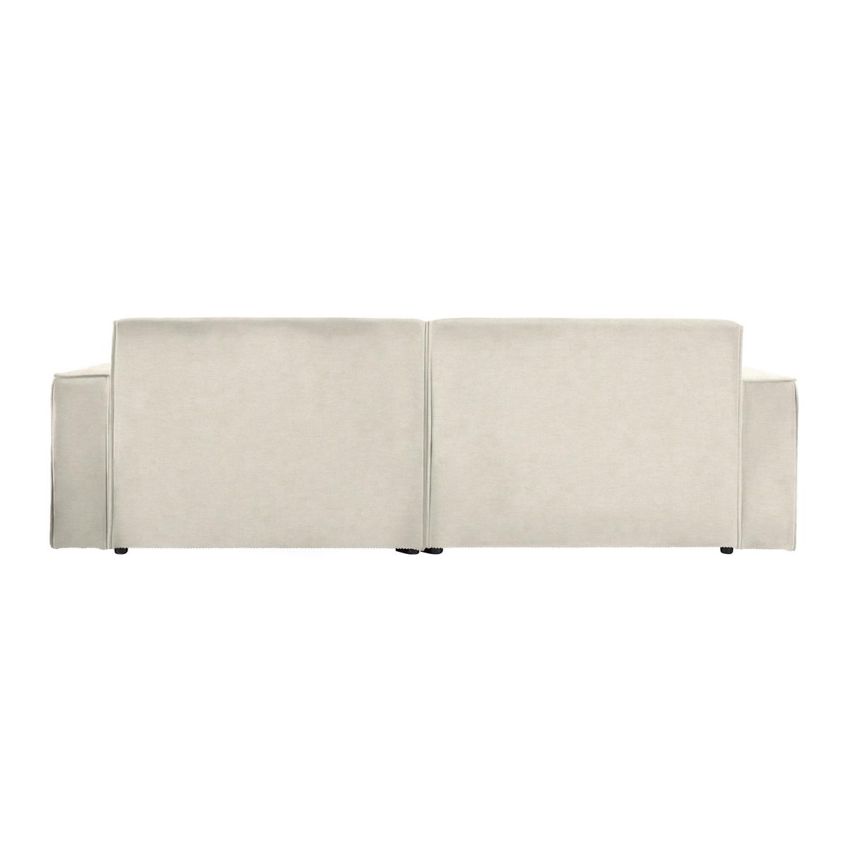Wohnlandschaft Loft Creme - Creme/Schwarz, Modern, Kunststoff/Textil (265/75/172cm) - Mömax
