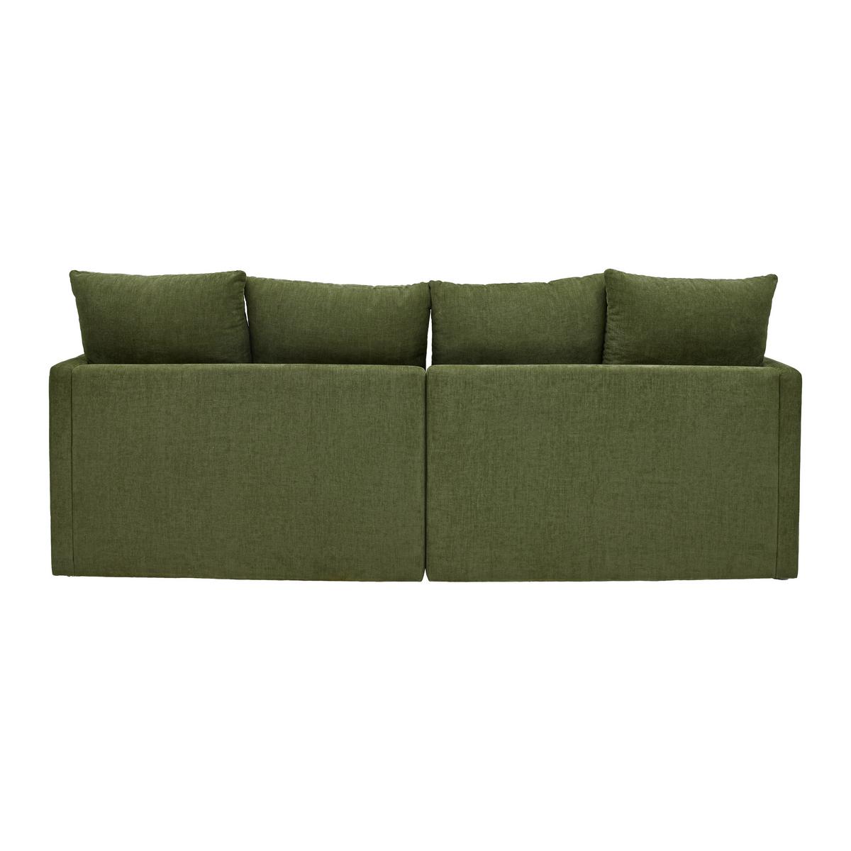 BIGSOFA ALABAMA - Dunkelgrün, MODERN, Holz/Holzwerkstoff (255/90/135cm) - Mömax