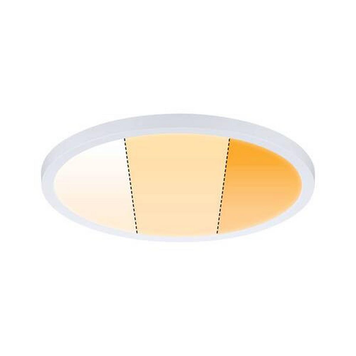 LED-Paneel Areo VariFit in Weiß max. 20 Watt - Weiß, Basics, Kunststoff (23,0cm) - Paulmann