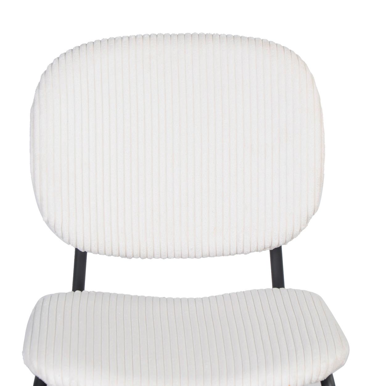 Stuhl Ira in Beige - Beige/Schwarz, MODERN, Holz/Textil (47/83/53cm) - Mömax