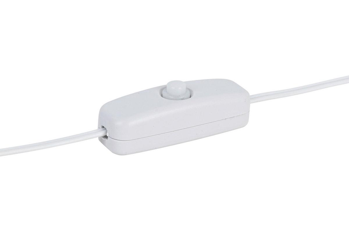 Lampă LED decorativă Zoni - alb/transparent, Modern, plastic (40/32/1cm) - Mömax