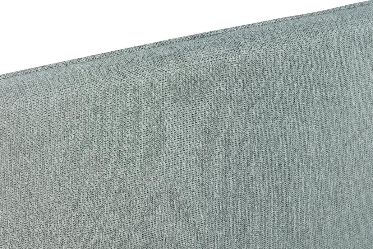 Oblazinjena Postelja Pico, Svetlo Siva, 180x200cm - črna/svetlo siva, Design, kovina/umetna masa (188/100/216cm) - Livetastic