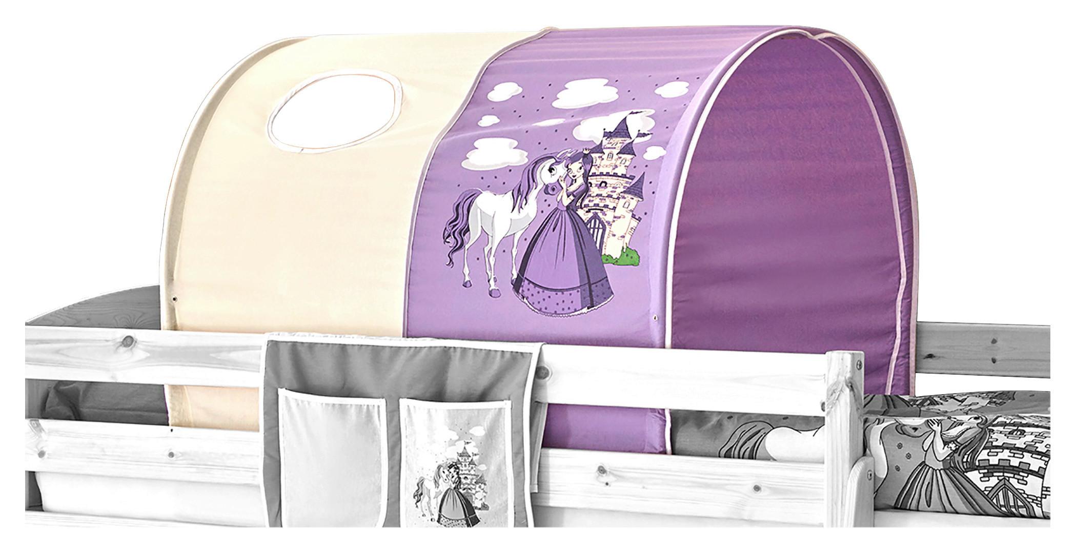 Set S Tunelom Jan - barve bezga/bež, Konvencionalno, kovina/tekstil (100/73/87cm) - MID.YOU