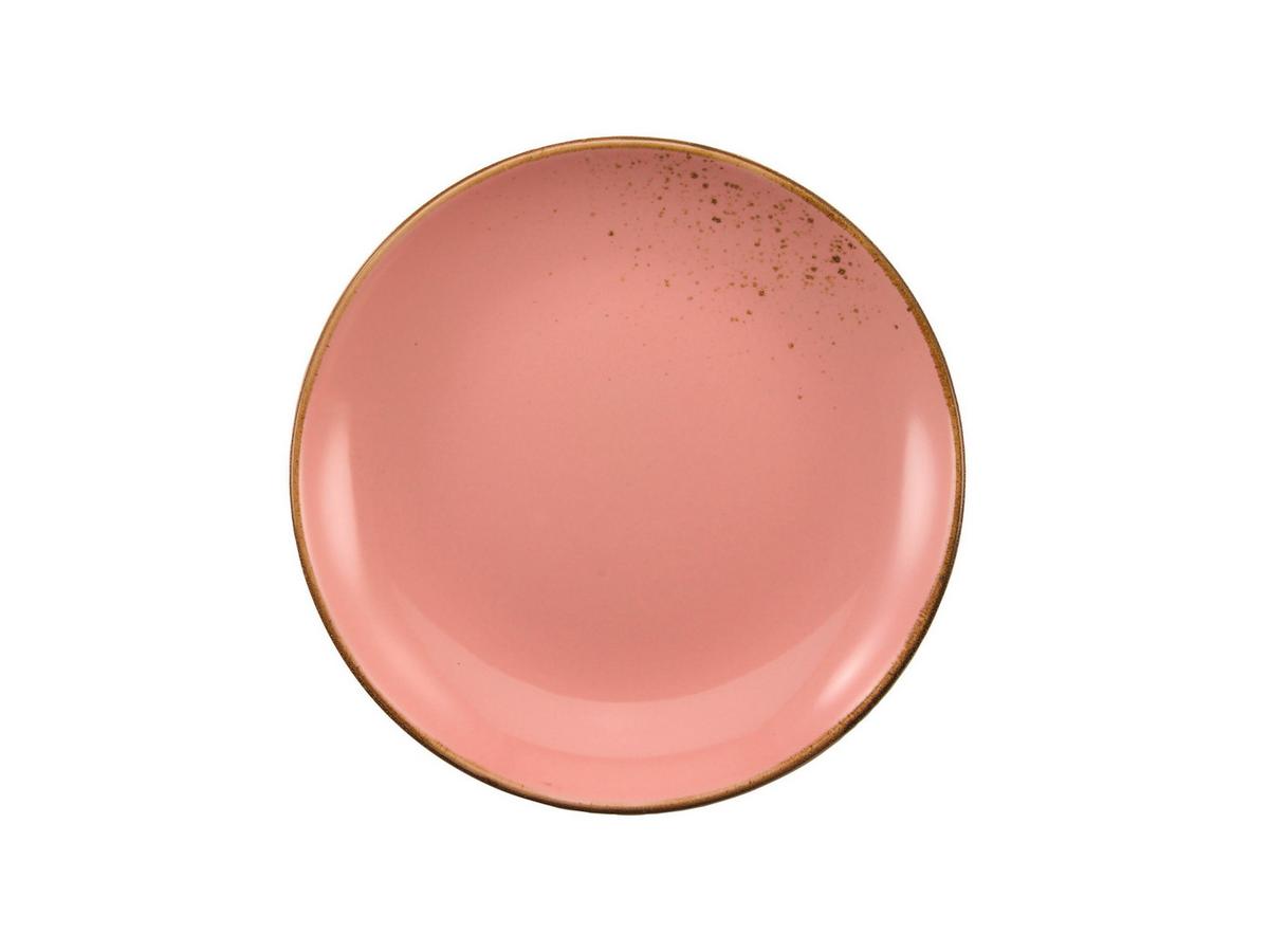 Set Desertnih Krožnikov Rose, 6-Delni - svetlo roza, Trend, keramika (21cm) - Creatable