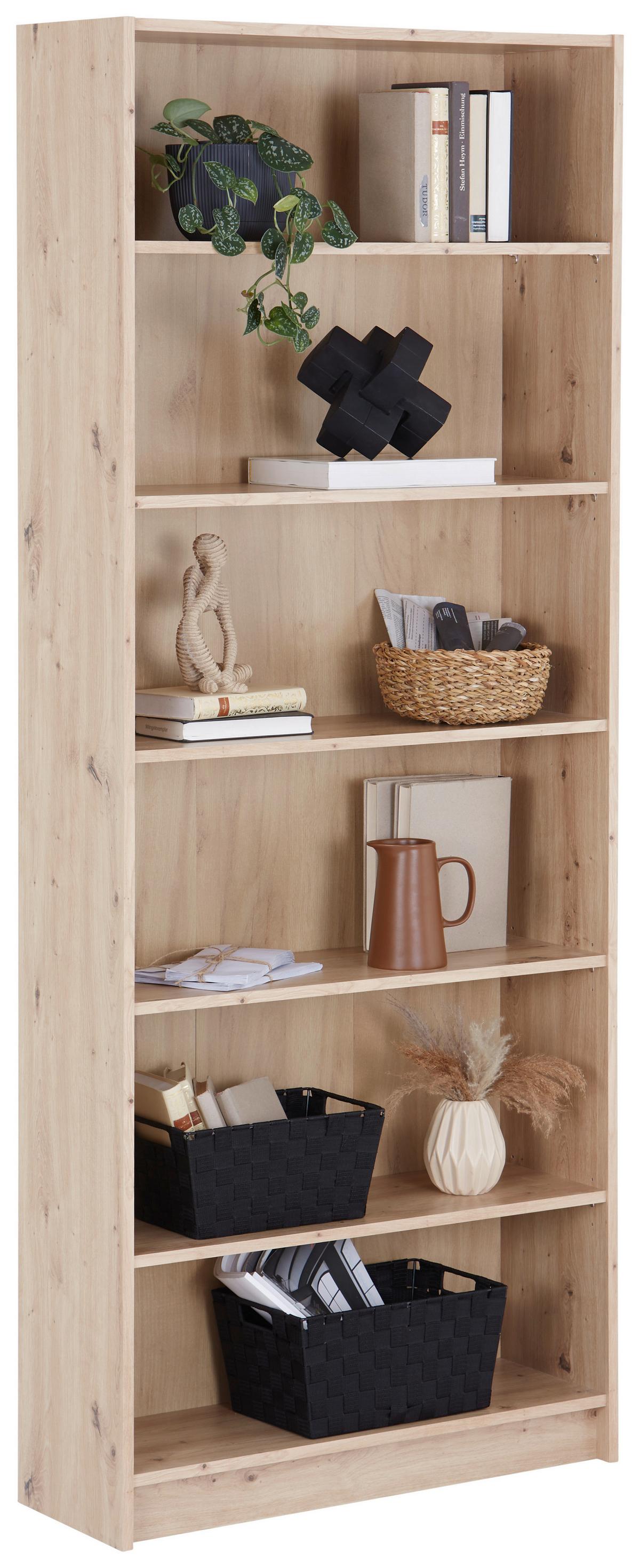 Etajeră DALI - stejar Artisan, Modern, material pe bază de lemn (80/202/28cm) - Modern Living