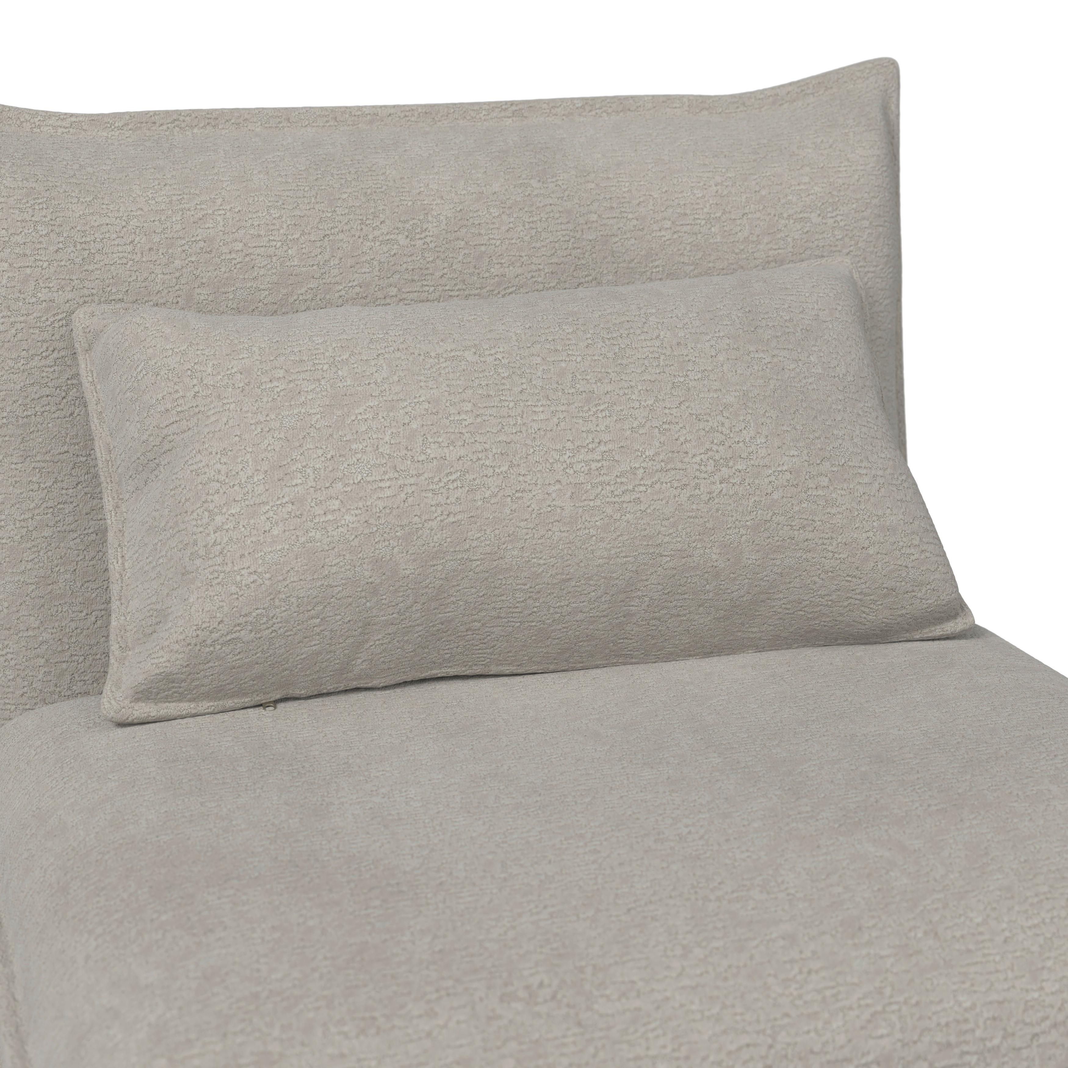 BÄDDFÅTÖLJ BELLA - beige/naturfärgad, Modern, metall/trä (85/76/84cm) - Bessagi Home