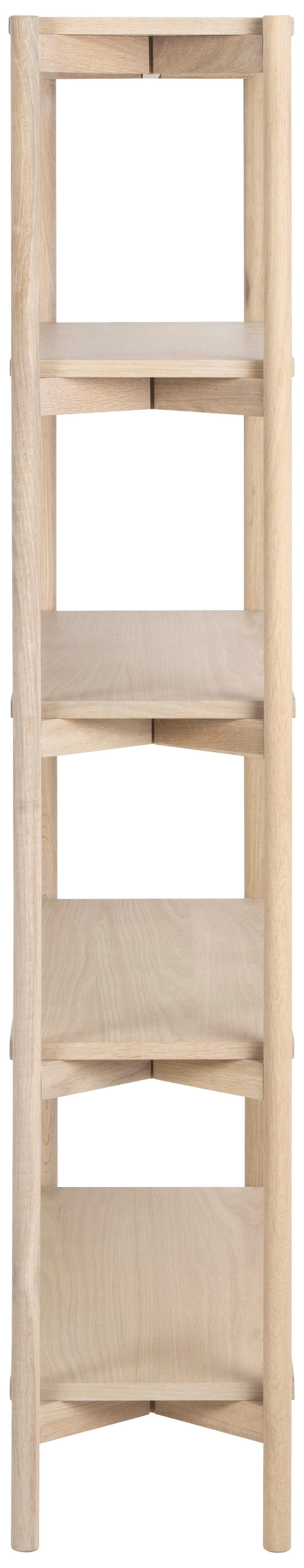 REGAŁ OXFORD - kolor dębowy, Trend, materiał drewnopochodny/drewno (86/160/30cm)