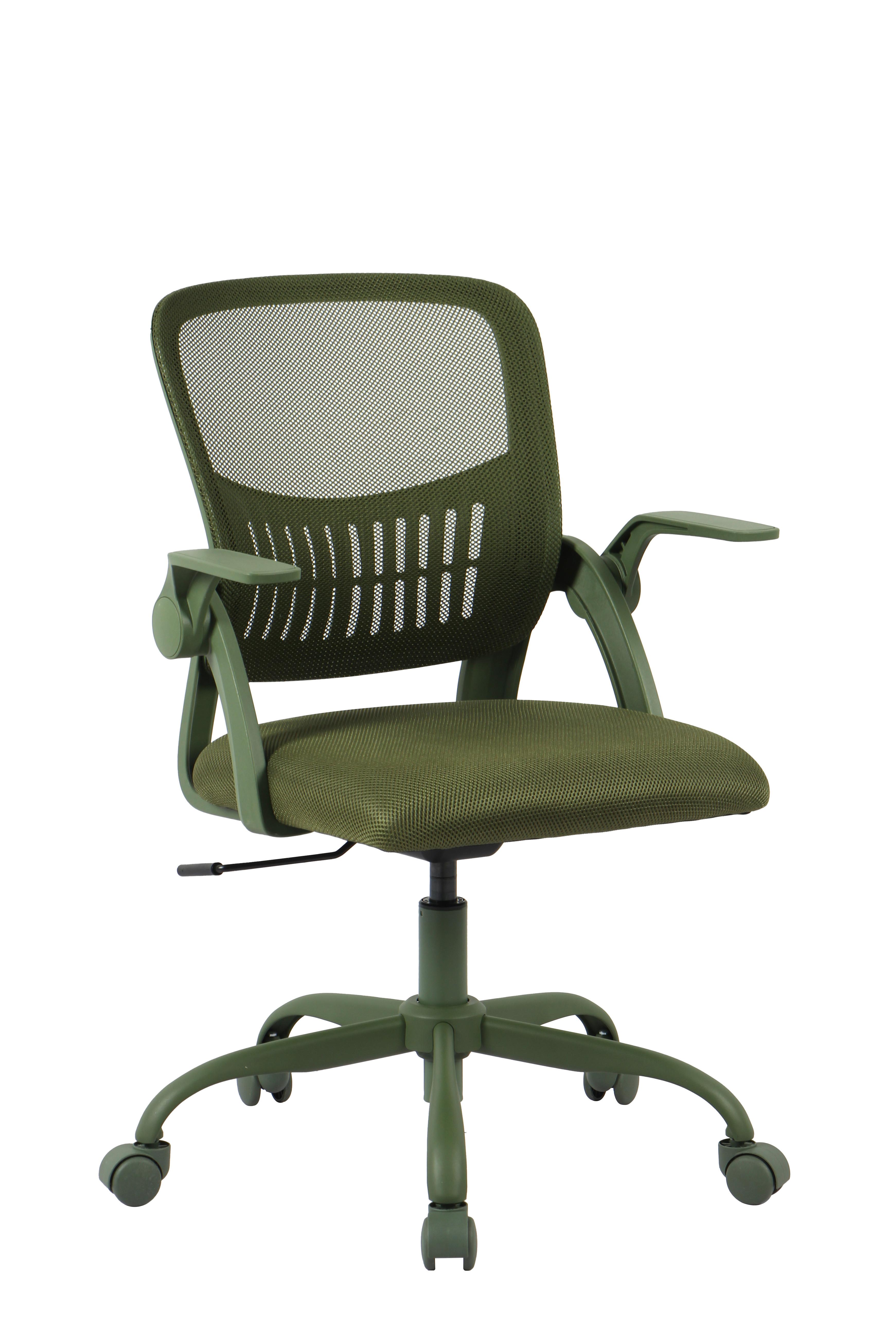 DREHSTUHL SASKIA - Schwarz/Grün, Modern, Kunststoff/Textil (57/86,5/96/63cm) - Based