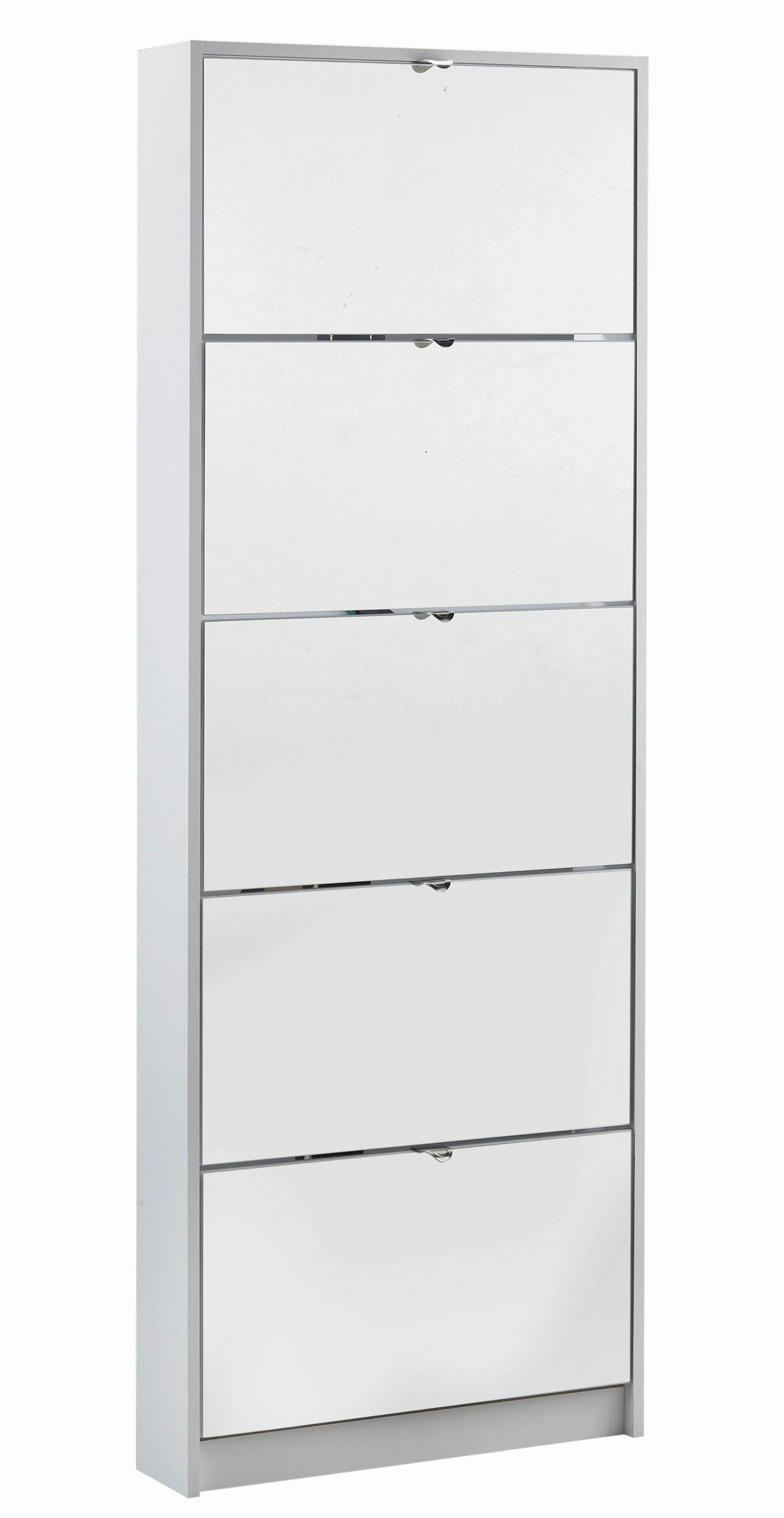 Schuhkipper in Weiß - Weiß, KONVENTIONELL, Holzwerkstoff (60/168/16cm) - Mömax