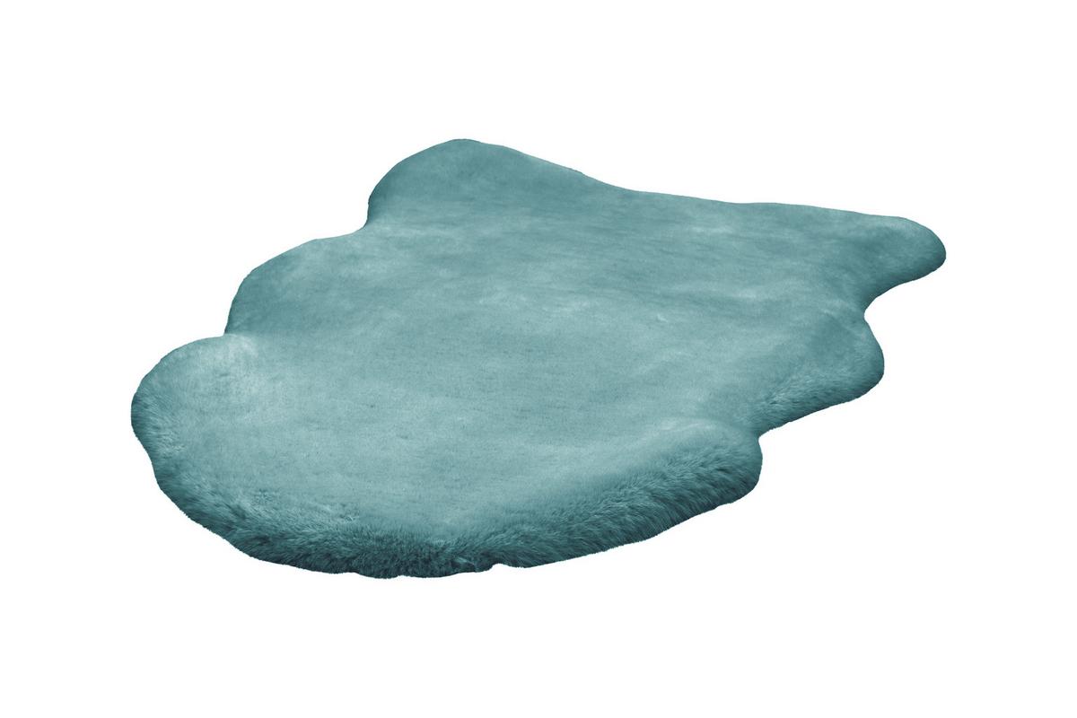 KUNSTFELL RABBIT SHEEPSKIN 225 TÜRKIS - Türkis, Konventionell, Textil (60/90cm) - Kayoom