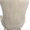 RELAXFÅTÖLJ EMILIO - beige/naturfärgad, Modern, metall/trä (68/92/87cm) - Bessagi Home