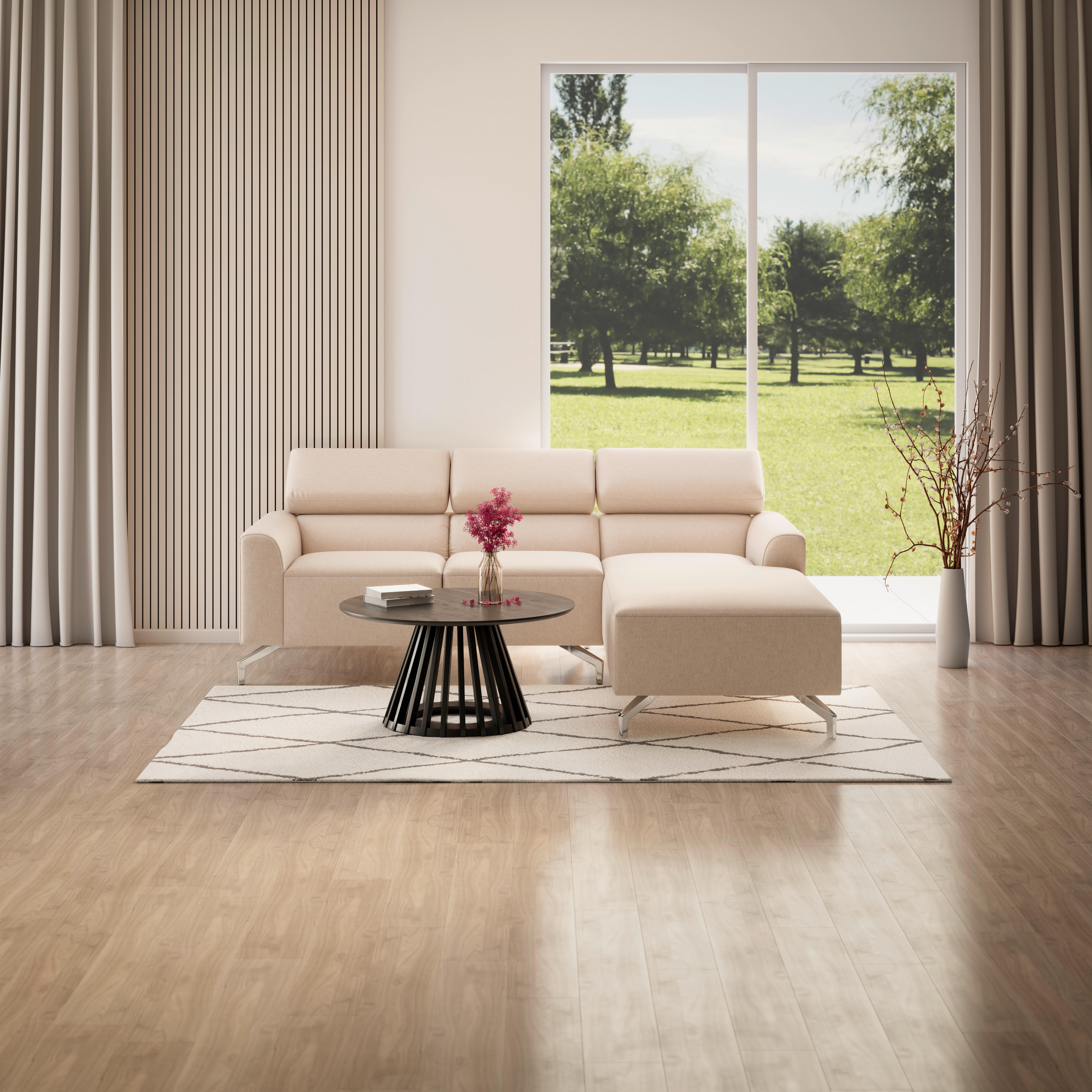 Couchtisch Ennio Schwarz MDF - Schwarz, MODERN, Holz/Holzwerkstoff (80/40/80cm) - Bessagi Home