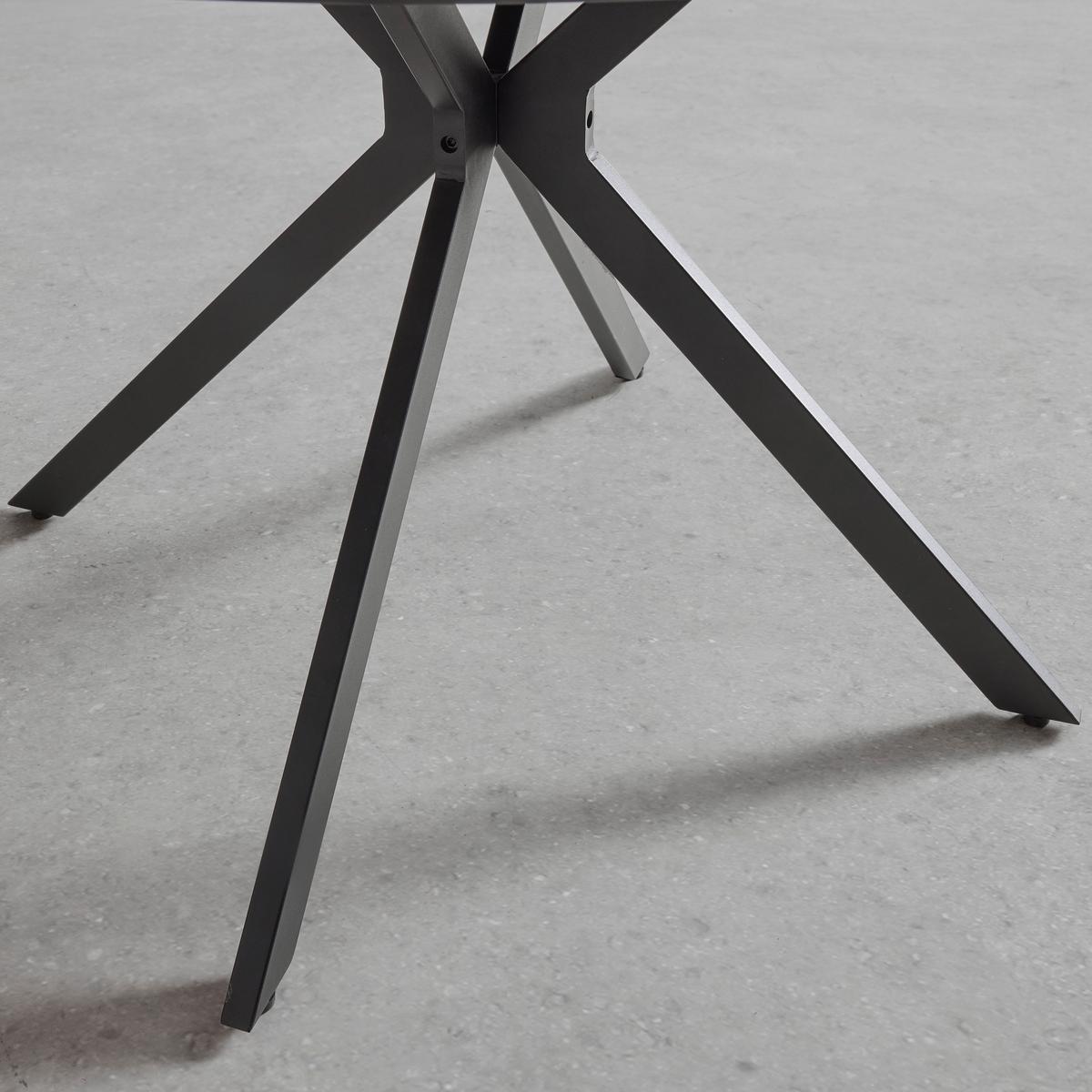 Stol Za Blagovaonica Luca -Top- - siva/crna, Design, drvni materijal/metal (120/75cm) - Mömax