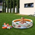 Kinderschwimmbecken in Orange/Weiß - Orange/Weiß, MODERN, Kunststoff (168cm) - Intex Kinderschwimmbecken in Orange/Weiß - Orange/Weiß, MODERN, Kunststoff (168cm) - Intex