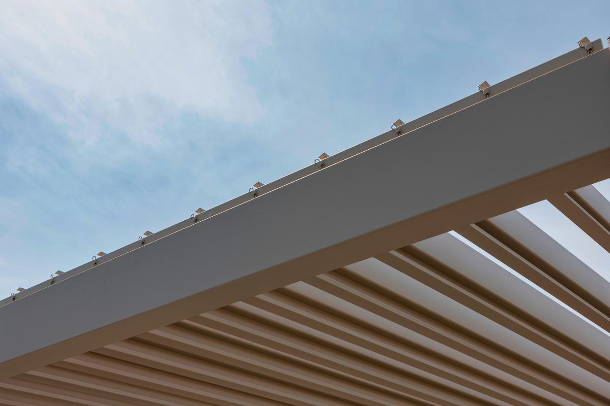Pergola Deluxe ca. 300x250x300 cm Grau - Grau, LIFESTYLE, Metall (300/250/300cm) - Gardenson