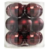 Set globuri Crăciun Noel - violet, Basics, sticlă (6cm) - Modern Living