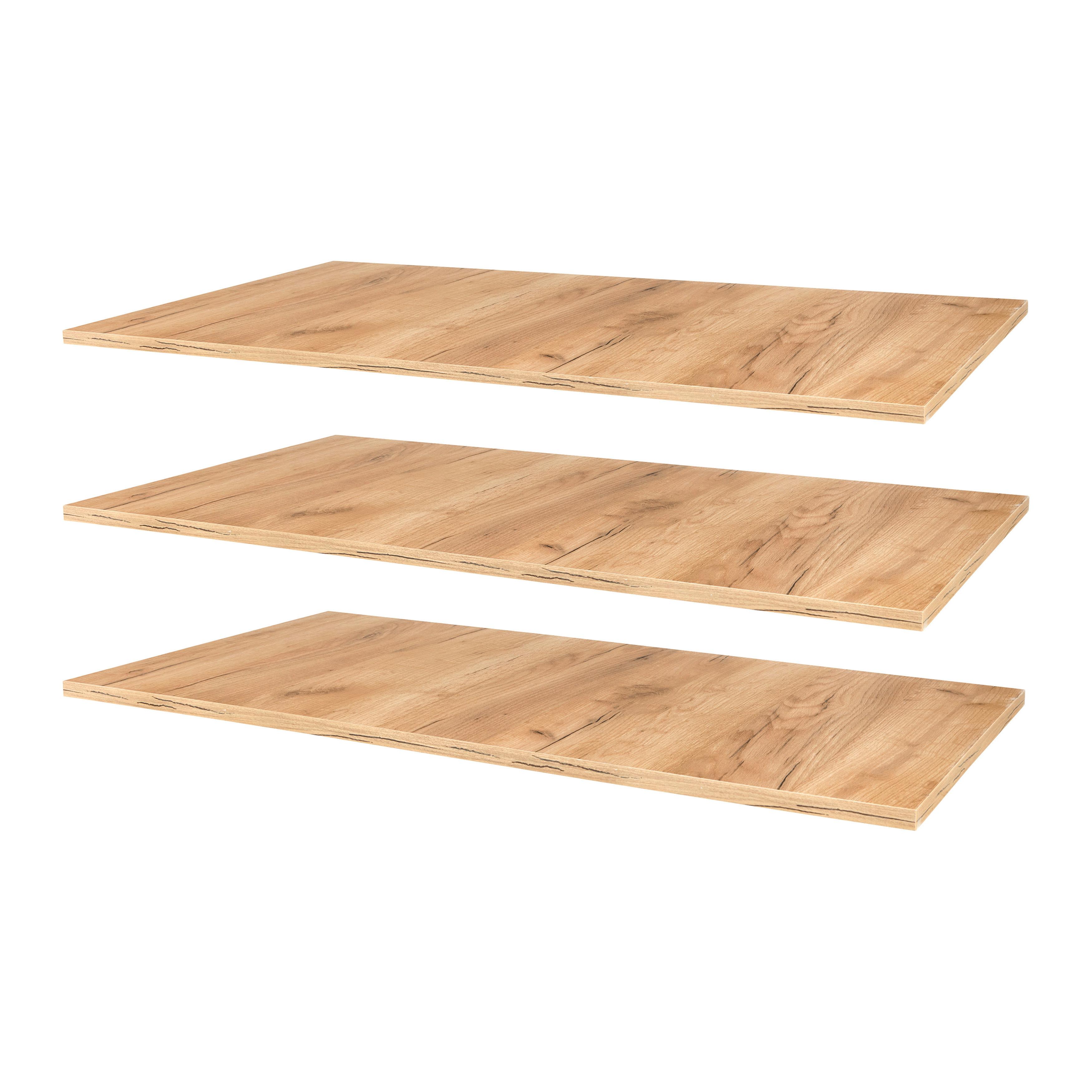 Einlegebodenset Vero 3-teilig - KONVENTIONELL, Holzwerkstoff (97,2/54,6cm) - ecoTree