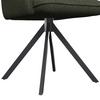 STOL MED ARMSTÖD TESS - grön/svart, Modern, metall/trä (64/90/63cm) - Bessagi Home