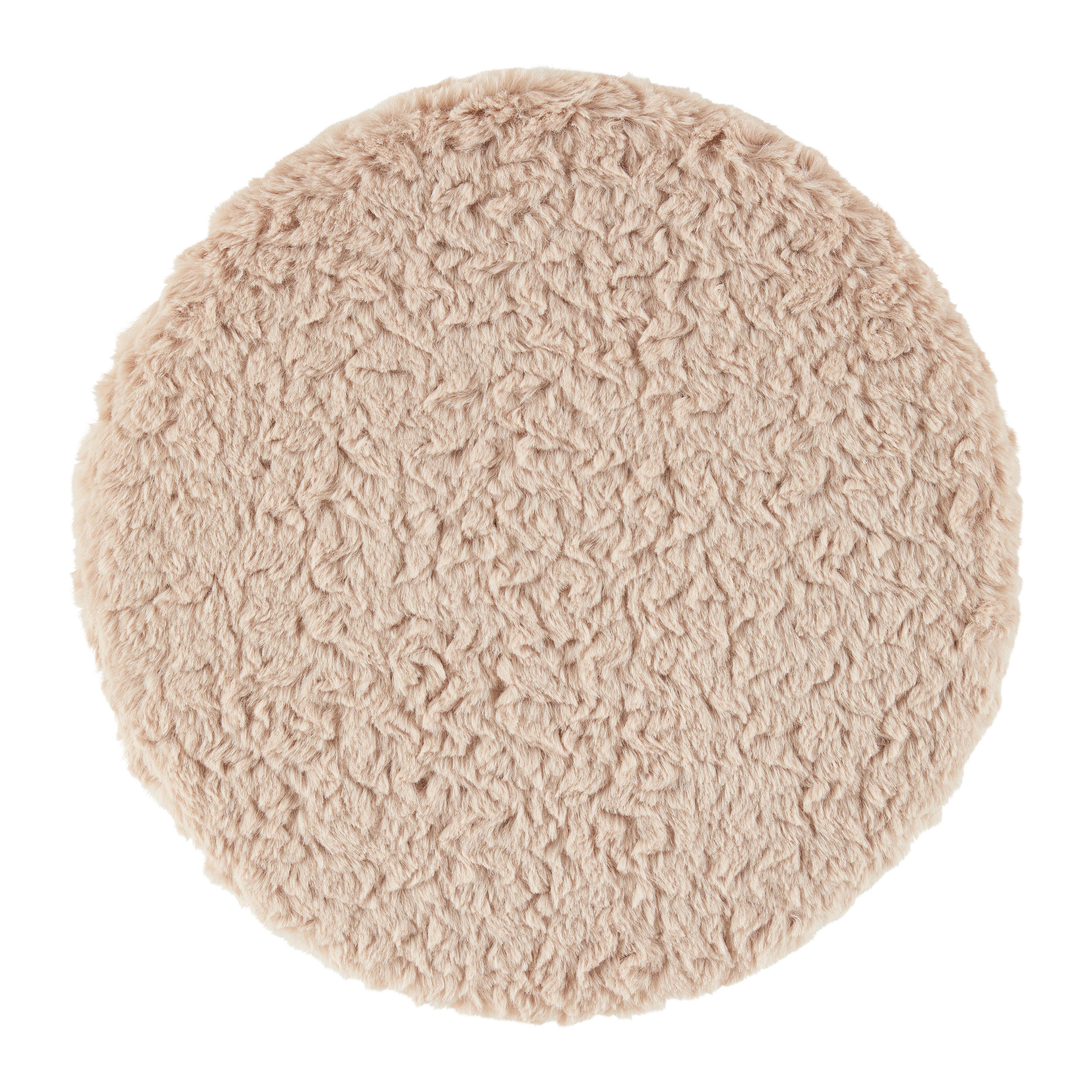 Sitzkissen Taupe - Hellbraun, Konventionell (38/3cm) - Modern Living