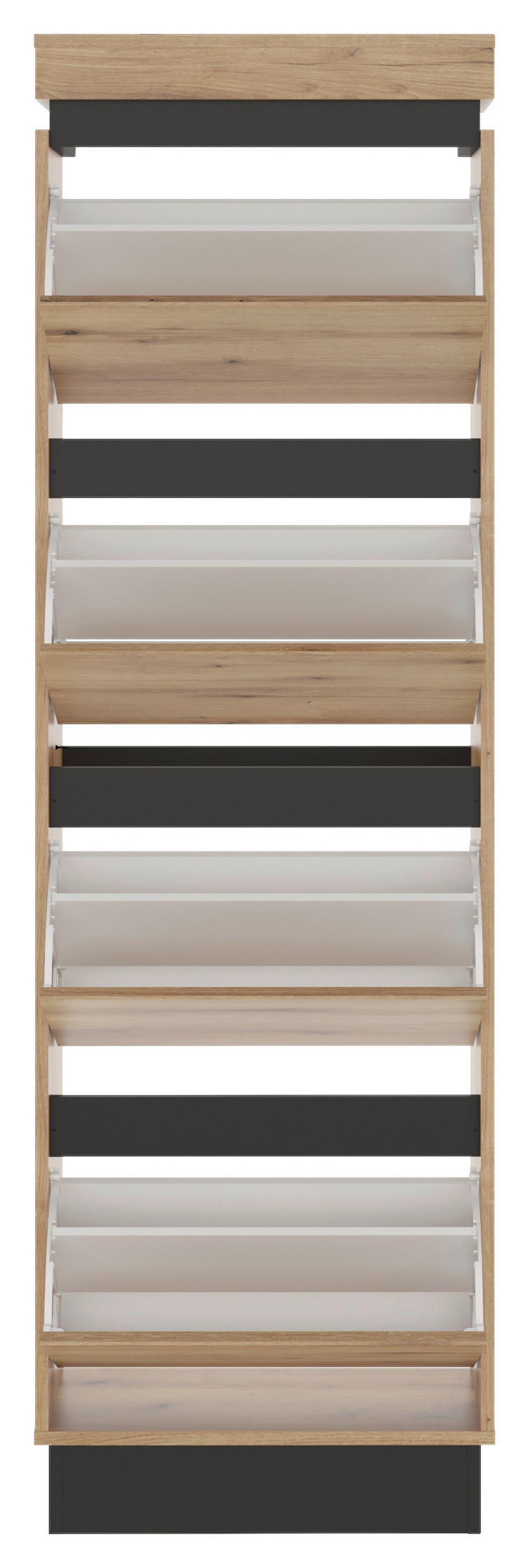 Dulap pentru pantofi CORTE - Trend, material pe bază de lemn (53,8/175,8/28,5cm) - Modern Living